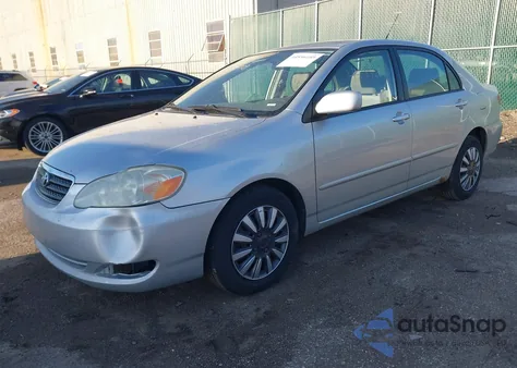 2005 Toyota Corolla Le z USA, uszkodzony, nr VIN JTDBR32E652065052
